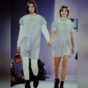 Anna Sui Dandelion Print Babydoll Dress